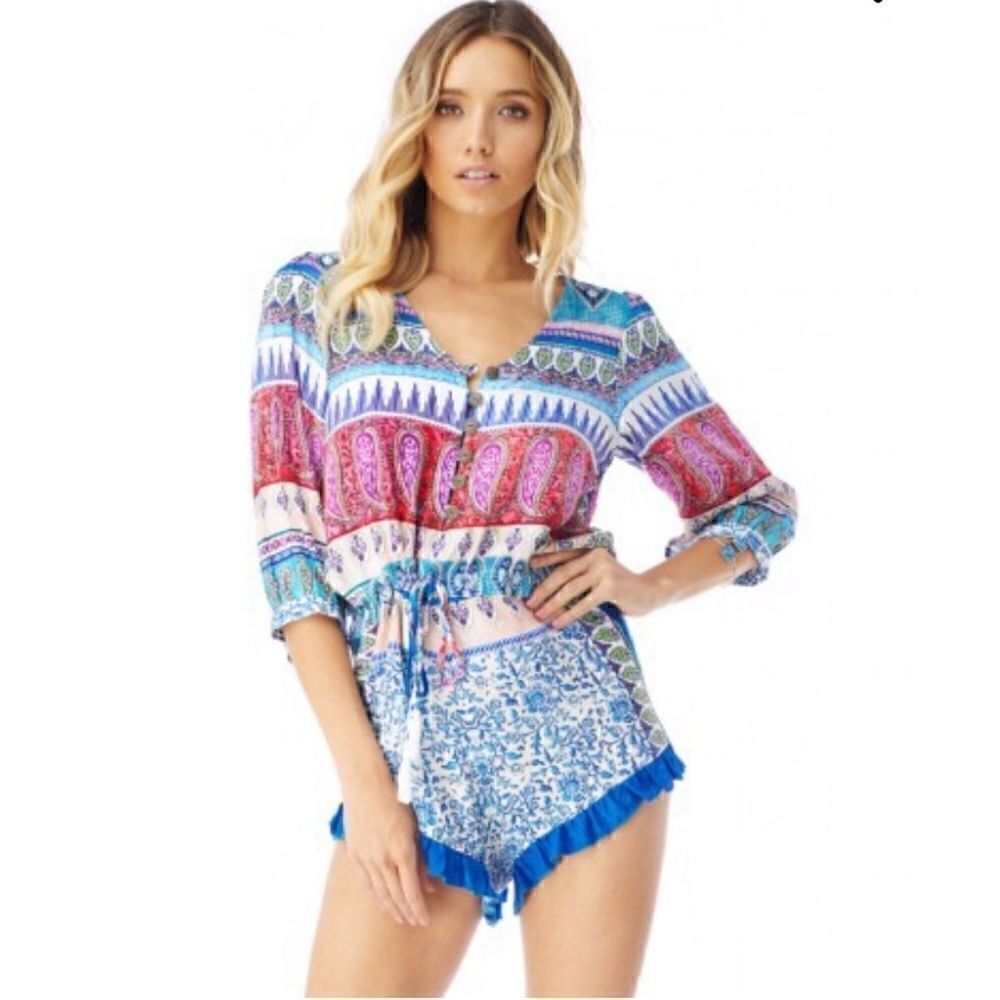Sky Venecia Romper NWT 